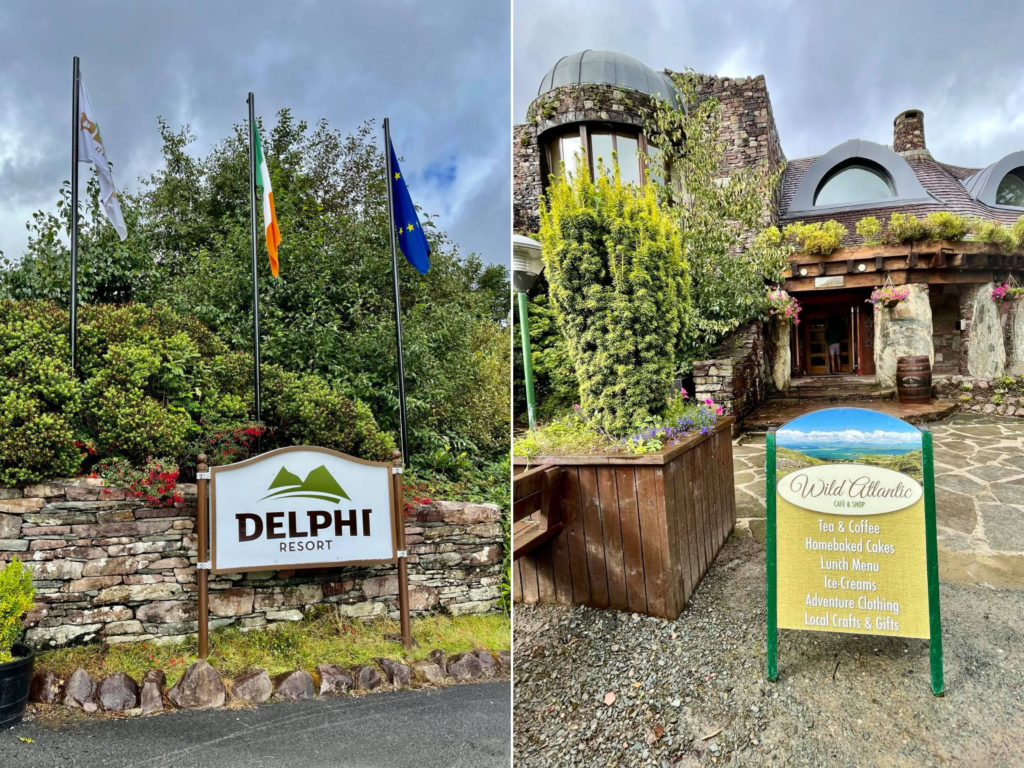 Saucepan Kids review Delphi Adventure Resort Galway - Things to do in Mayo Galway Ireland with teenagers - Delphi entrance